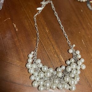 Peal Cluster Necklace